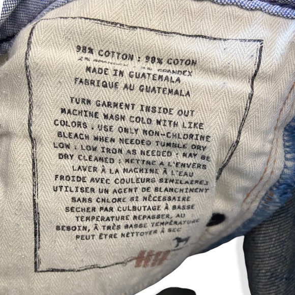 Anthropologie Straight Jeans Size 28 Holding Horses - Picture 10 of 11